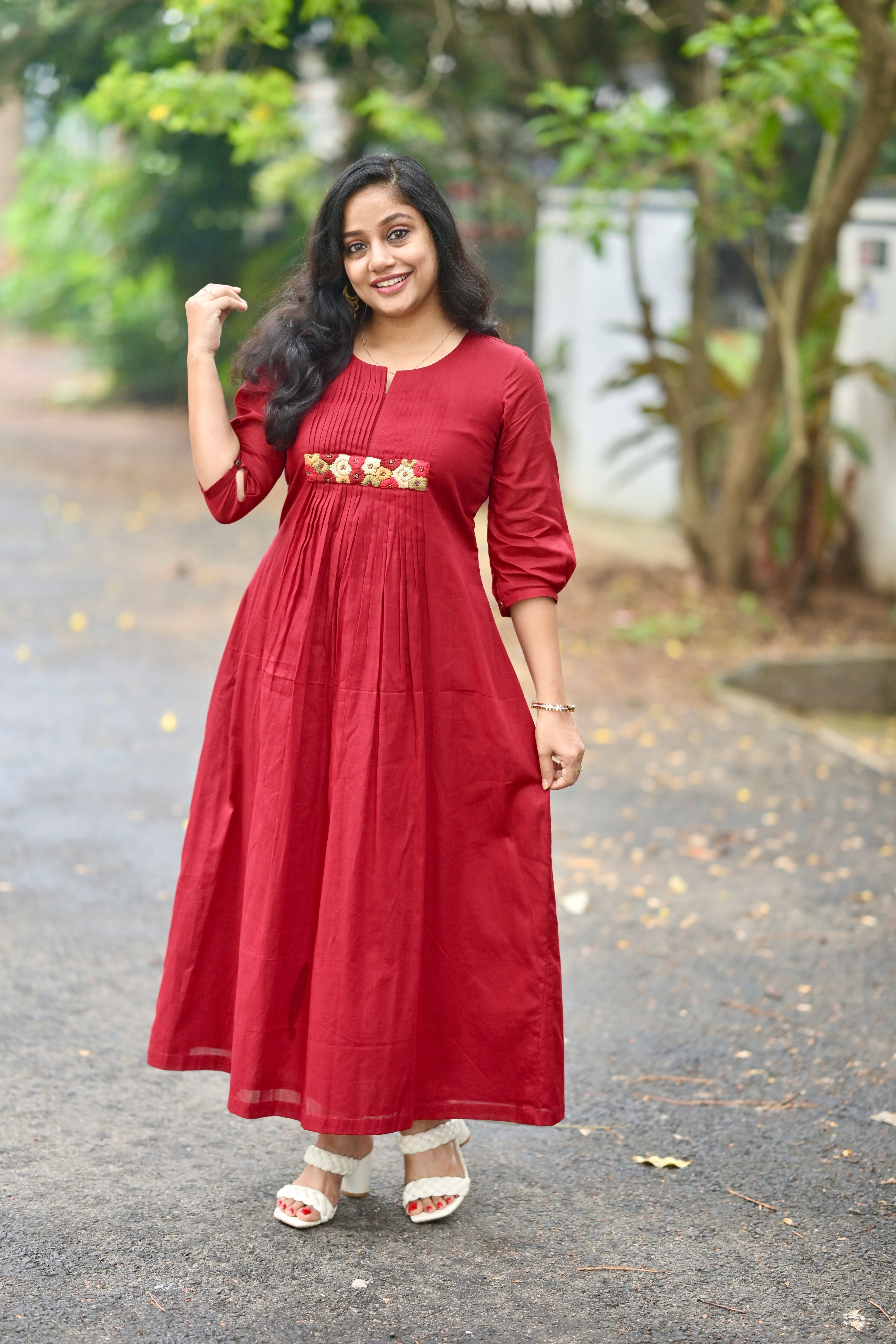 Mul mul dress kurti