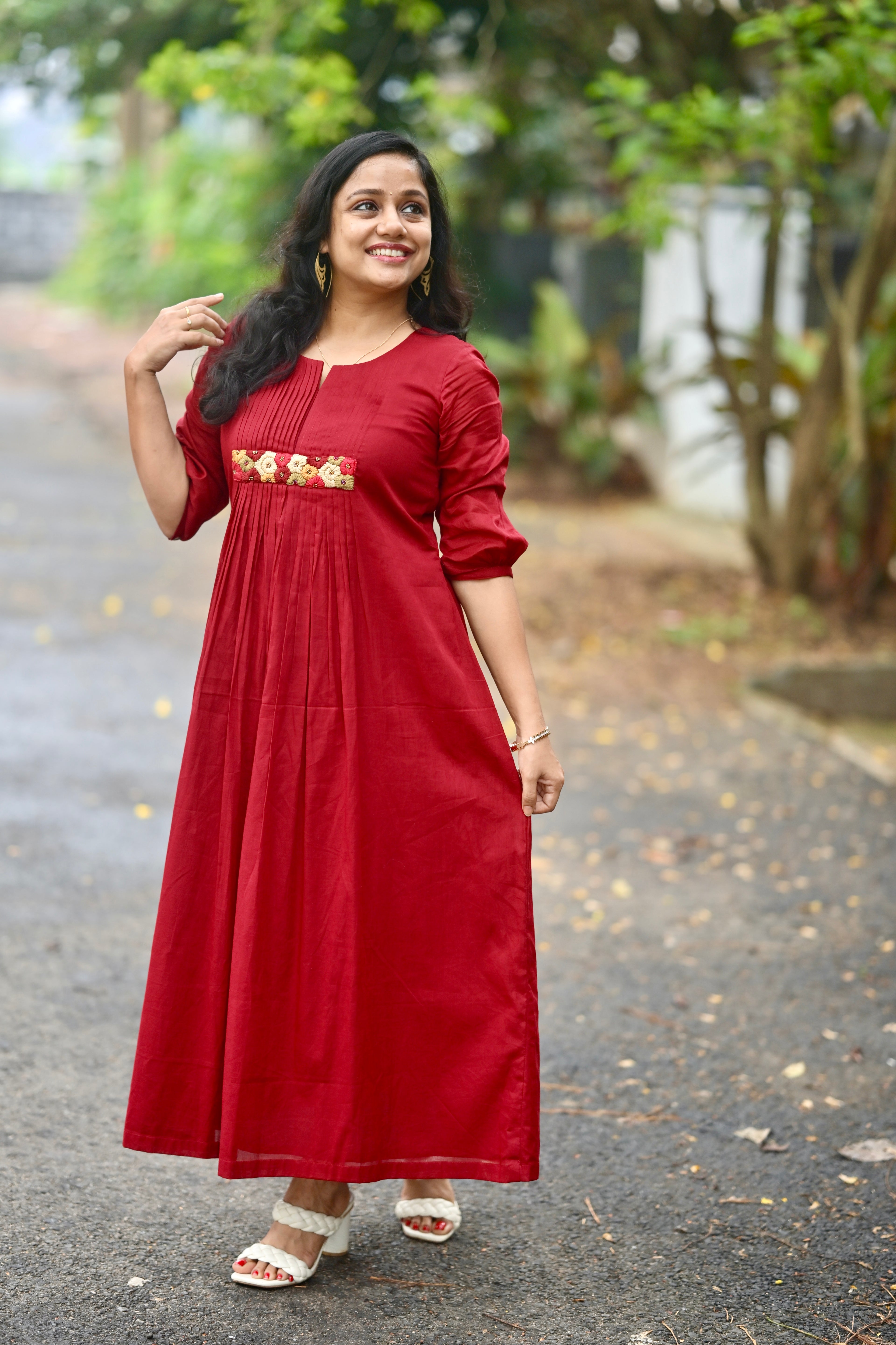 Mul mul dress kurti