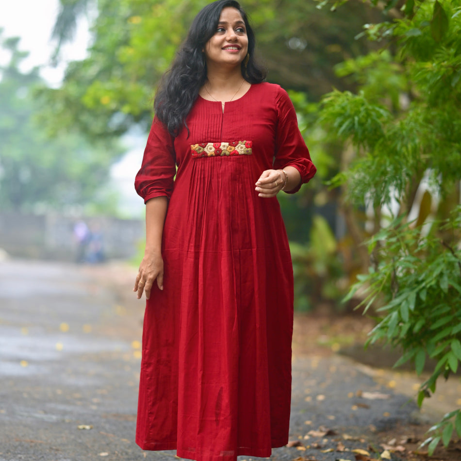 Mul mul dress kurti